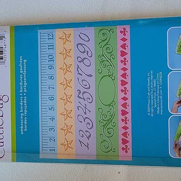 Cuttlebug 5 Embossing Border 7"  Brand New - Picture 2 of 2